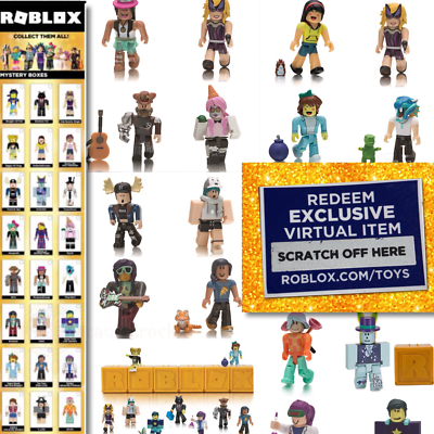 Nuevo Roblox Celebridad Gold Series 1 2 Caja De Misterio 3 Figuras De Accion Codigos Sin Usar Ebay - detalles acerca de roblox oro negro serie 2 figura de código de audio mad juegos sin usar nuevo mostrar título original