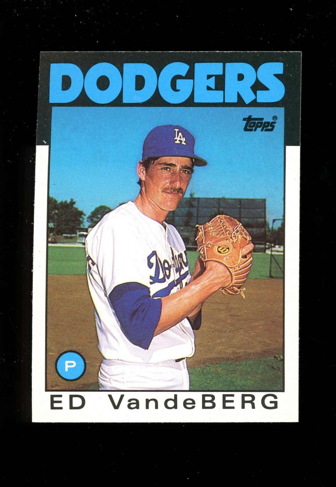 1986 Topps Traded #118T Ed VandeBerg Los Angeles Dodgers QTY