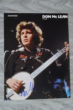 Don McLean Autogramm signed A4 Magazinbild