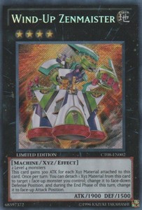 Wind-Up Zenmaister - CT08-EN002 - Secret Rare - Limited Edition x3 - Lightly Pla