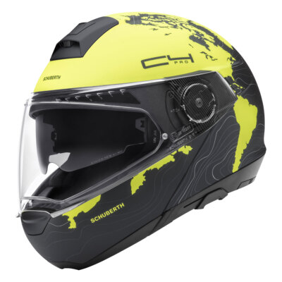 Modular Helmet Schuberth C4 PRO Magnitude Matte Yellow UK