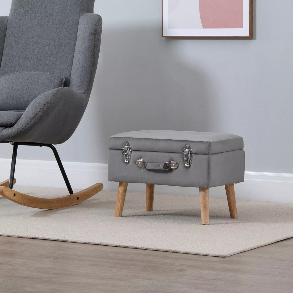 Suitcase stool 2024