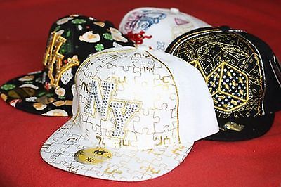 HIP HOP FLAT CAP NY LA $ DICE TIGER FLOWER FARBEN 