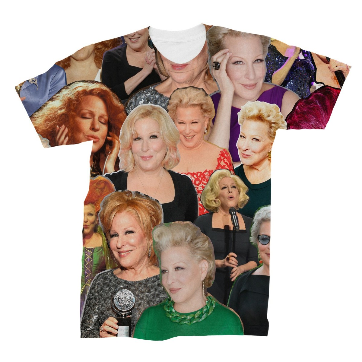 Bette Midler Photo Collage T-Shirt | eBay