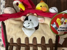 New Hug Fun Figerpuppet Farm Animals In Barn