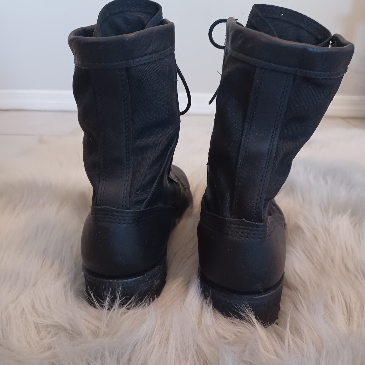 Vibram - Belleville Black Steel Toe Military Tactical Combat Boots