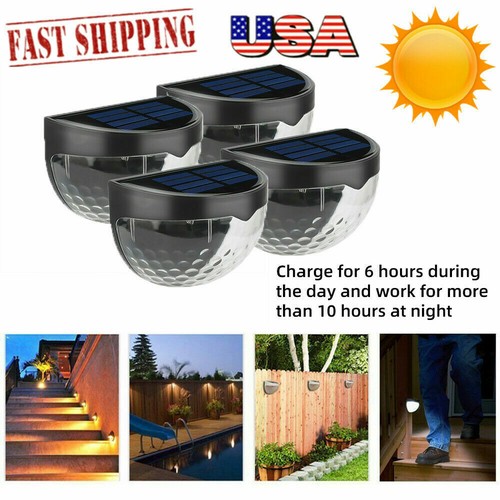 Solar Fence Post Lights, Deck Lights LED Decorative Garden Wall Mount Light - 第 1/9 張圖片
