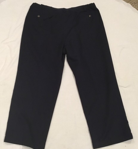 Haggar WPL 386 Mens 42 X 29 Navy Blue Dress Pants Pleated Front Straight Leg | eBay