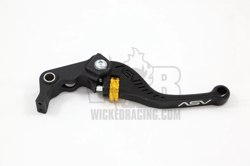 Aprilia RSV4 R RR Factory 2010-24 Tuono V4 2017-24 ASV F3 Lever Set Black Short - Image 4 of 4