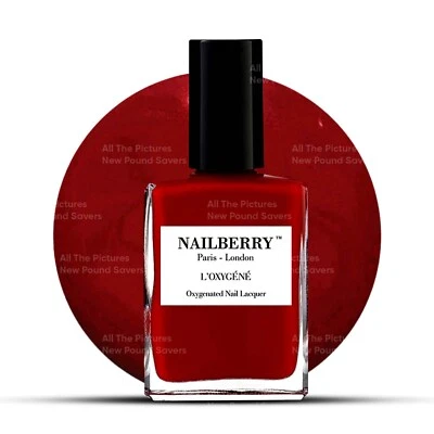 Nailberry Breathable & Nail Polish - Strawberry Jam 15ml ( Halal )