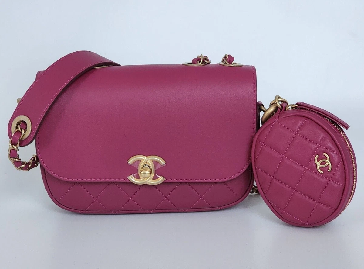 chanel calfskin purse