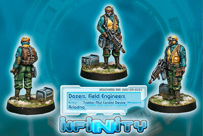 INFINITY Primed Dozers Engineer Dozer TAK Ariadna Usariadna Corvus vCB spTeam