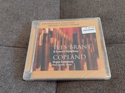 Ives Brant Copland A Concord Symphony CD New Sealed