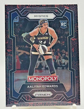 2024 Panini Prizm Monopoly WNBA #13 Aaliyah Edwards Red Classic Icons Prizm RC