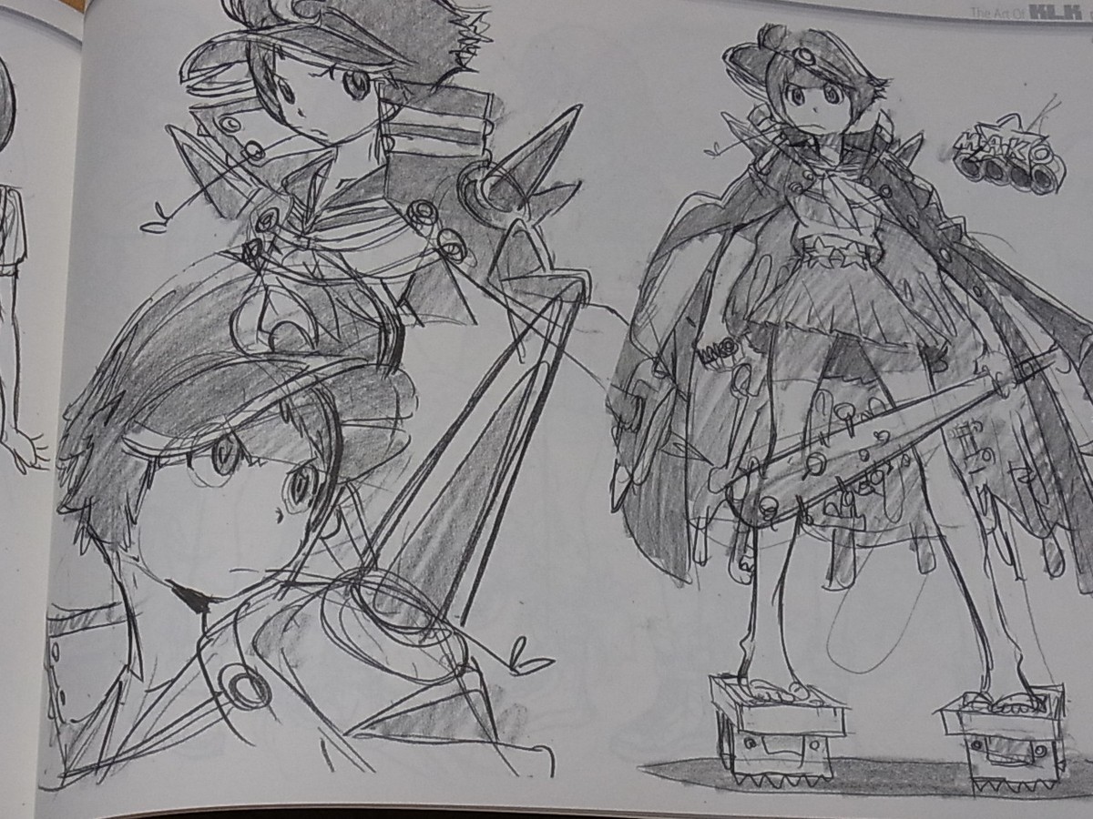 The Art Of KLK 1 キルラキル THE ART OF KLK Vol.1-3 Complete Set Kill la Kill Design art
