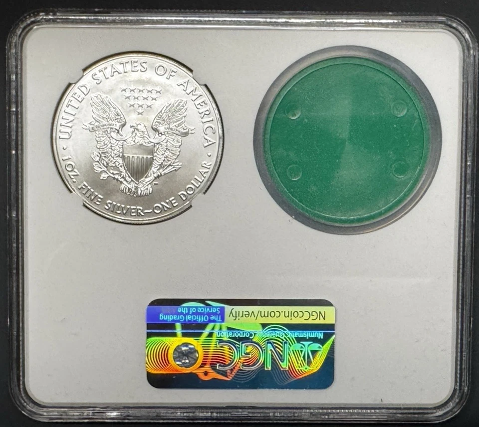 3 Curio Coll.NGC  2018 MS70 (orig mint pckg) Silver Eagles w/bags -RARE-$$DEAL$$ - Image 4 of 4