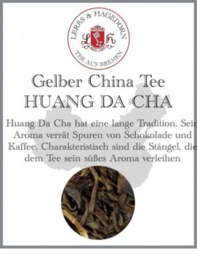 Gelber China Tee HUANG DA CHA 2 kg