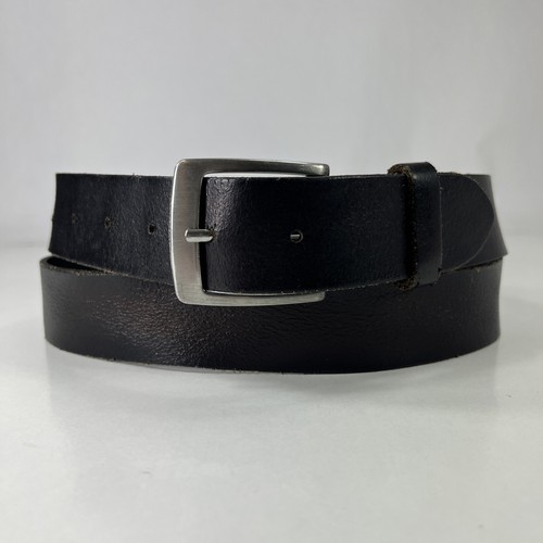 H&M Black Stretched Leather Dress Belt Men's Size 38 eBay