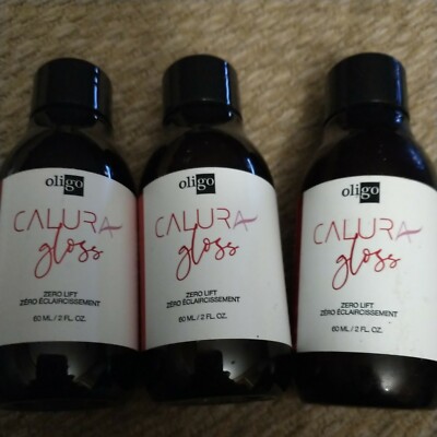 3 Oligo Calura Gloss Zero Lift - Demi Permanent Liquid Hair Color 2oz - 6-5 / 6R