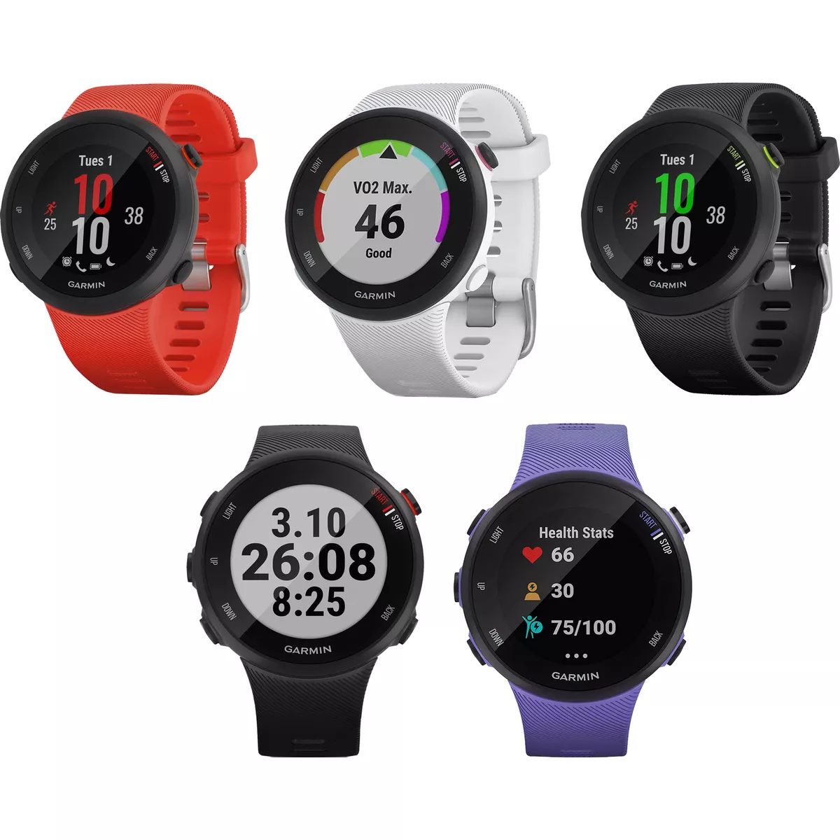 Garmin Forerunner 45S, Easy-to-use GPS Running Watch with Coach