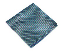 Lord R Colton Masterworks Pocket Square - Herne Topaz Silk - 75 New