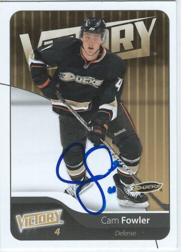 Cam FOWLER Signed 2011/12 Victory Card  - Picture 1 of 1