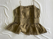 Banana Republic Beige Solid Spaghetti Strap Camisole Tank Top Women's Regular XS