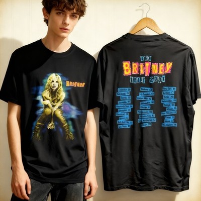 Vintage 2001 Britney Spears the Britney Tour 2001 T-shirt