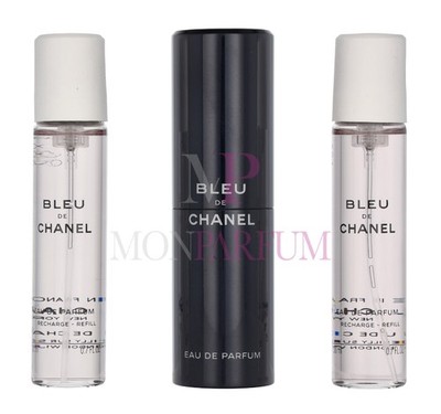 Chanel Bleu De Chanel Pour Homme Geschenkset 3x20ml Edp Travel Spray & 2 Refills