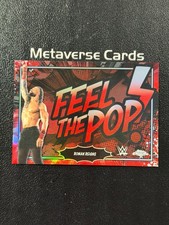 2026 Topps Chrome Wwe Roman Reigns Feel The Pop Insert Ssp Smackdown Refractor