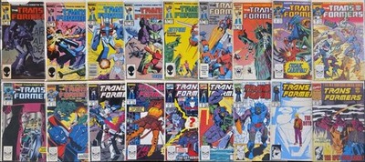 18 TRANSFORMERS COMICS 1984 5 6 9 10 11 12 23 44 45 46 49 57 60 69 72 78 79 80