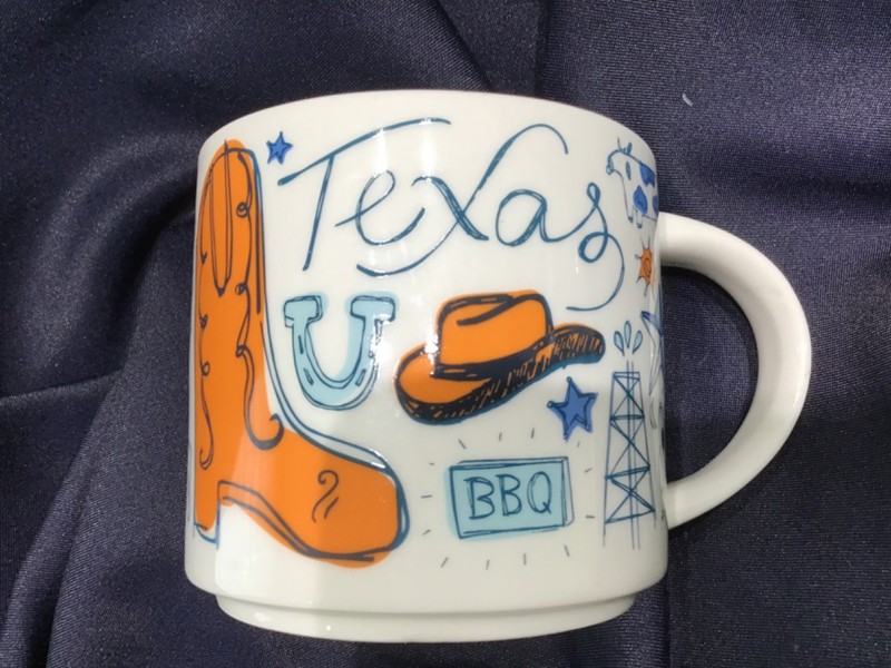 STARBUCKS BEEN THERE SERIES 14 oz MUG TEXAS across the globe EXCELLENT!