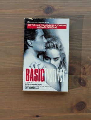 Basic Instinct Richard Osborne Paperback Signet 1992 first print Tie-In Vintage