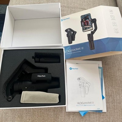 FeiyuTech VLOG Pocket 2 Smartphone Gimbal Compact Stabilizer Used Japan