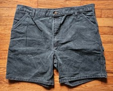 RARE Vintage 90s Carhartt B24 HTG Hunter Green Carpenter Shorts 42 Union Made