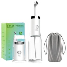 LLest Rechargeable Portable Bidet Sprayer, 4 Pressure Options for White
