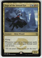 Sage of the Inward Eye Foil R Khans of Tarkir 195 MTG