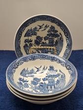 Set of 4 Wedgwood Willow Fruit Bowls LK