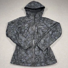 Columbia Jacket Womens XS Black Arctic Camo Tonal Marble Interchange Waterproof
