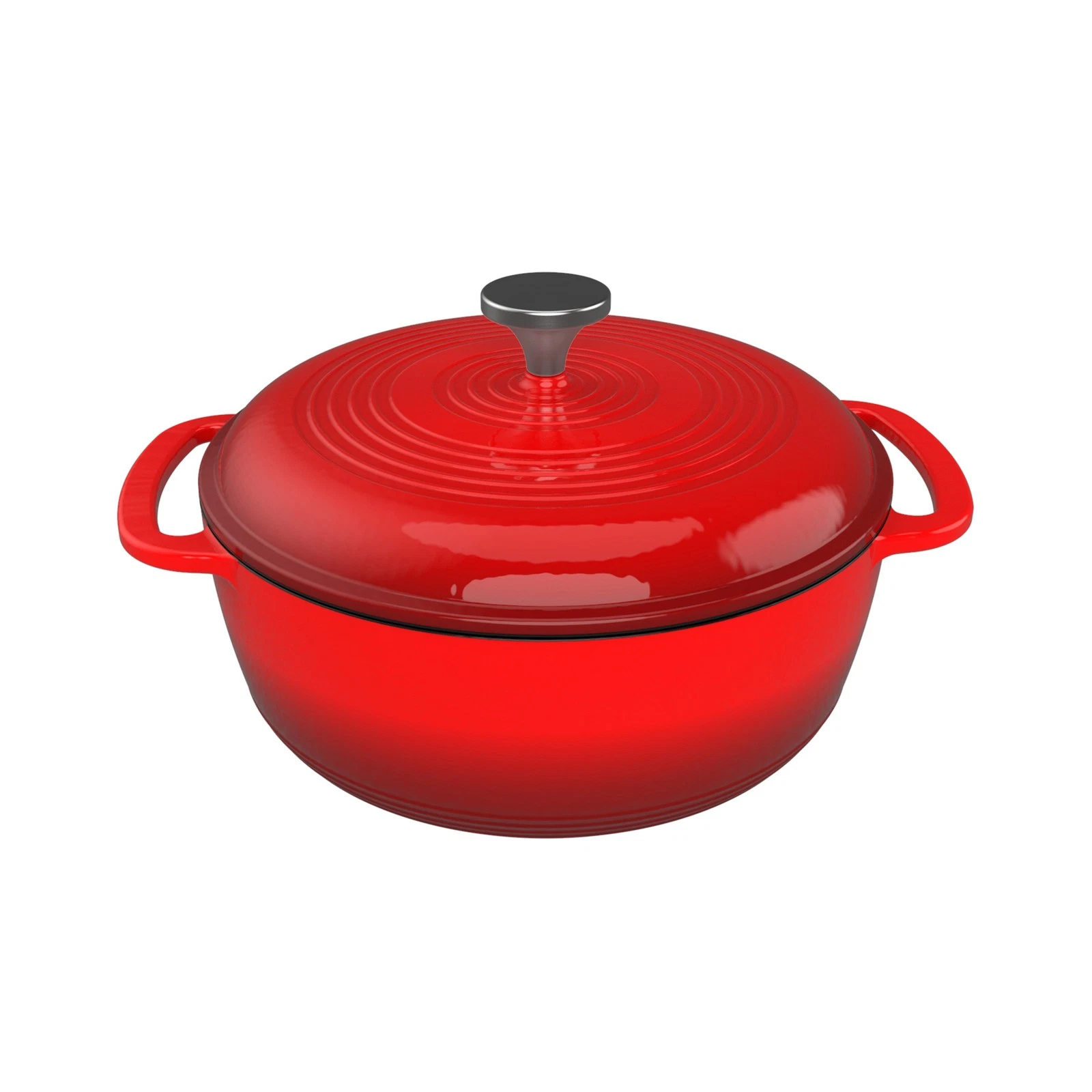 Cast Iron Dutch Oven with Lid-6 Quart Enamel Coated Pot for Oven or Stovetop
