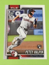 2026 Topps #668 Petey Halpin Cleveland Guardians RC Baseball RC Rookie Card. rookie card picture
