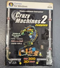 Crazy Machines 2 Complete Edition Video Game DVD Disc for Windows Viva Media New