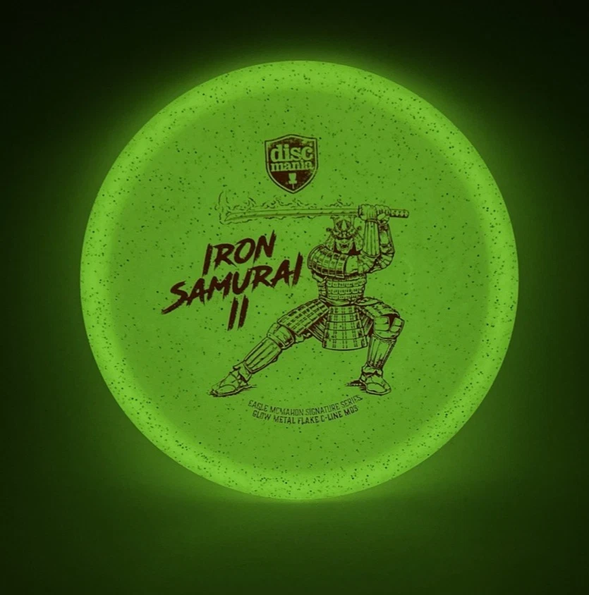 Discmania Eagle McMahon Signature Series Iron Samurai II Glow MF C-line MD3 Disc - Image 2 of 4