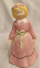 2002 Ella Bella Pink Statue W/Bee Everyone Loves Angels Collection Sisters# 2101