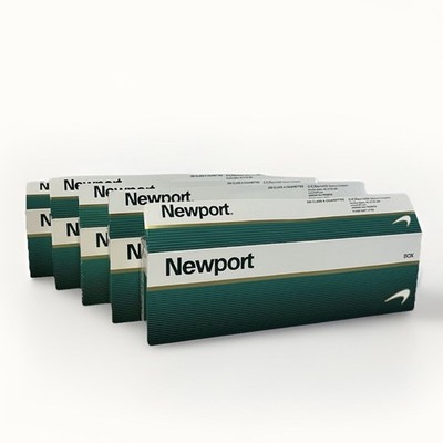 EMPTY | Newport Box Lot of 5x Cigarette Cartons