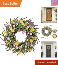 Daisy and Lavender Wreath