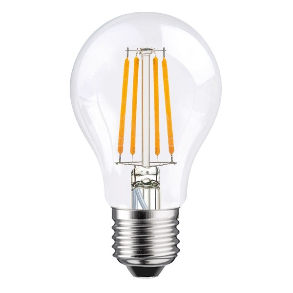 Led Filament Leuchtmittel A60 Birnenform 4W = 40W E27 Klar 470Lm Warmweiß 2700K-image