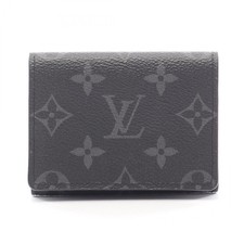 LOUIS VUITTON Enveloppe carte de Visite Card Case holder M12874 Monogram eclipse