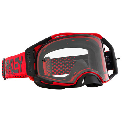 Oakley Airbrake MX Goggle (Moto Red) Clear Lens Motocross Enduro