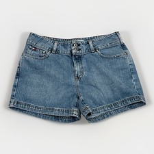 Vintage Tommy Hilfiger Women s Denim Double Button Jean Shorts Size 8 Classic